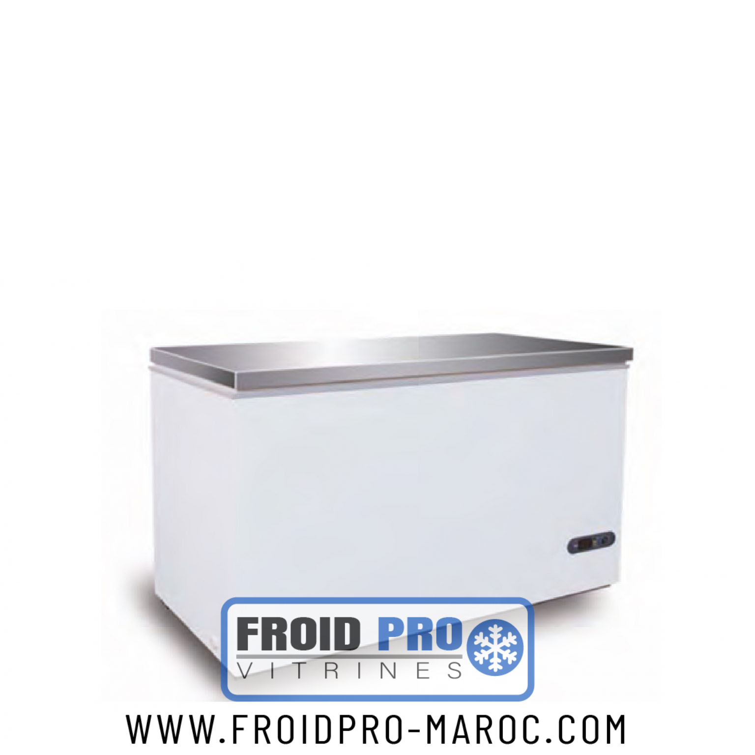 Congelateur Avec Porte En Inox 390 L – Fresco Congelateur Avec Porte En Inox 390 L – Fresco
