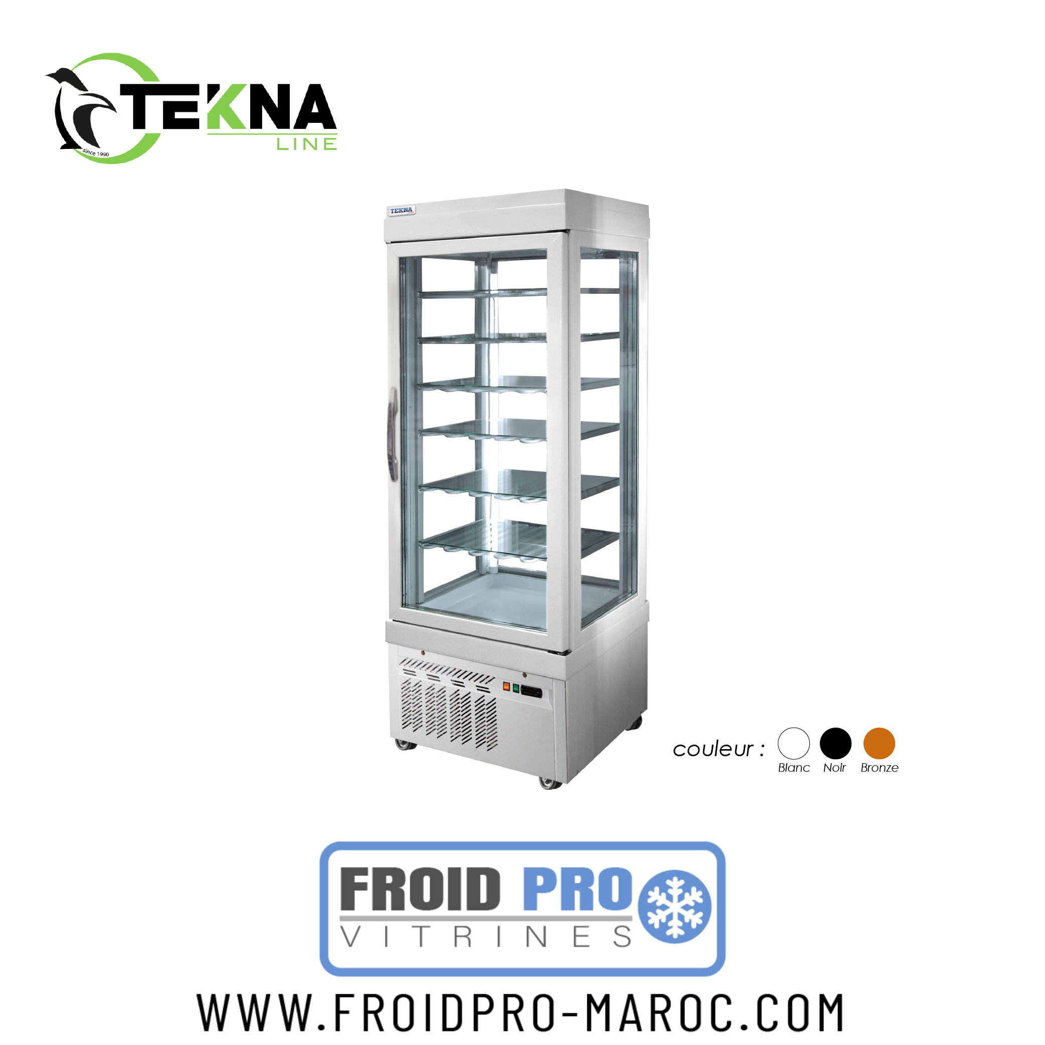 Vitrine 4 Faces Négative Fixe Blanc 4400Nt Vitrine 4 Faces Négative Fixe Blanc 4400Nt
