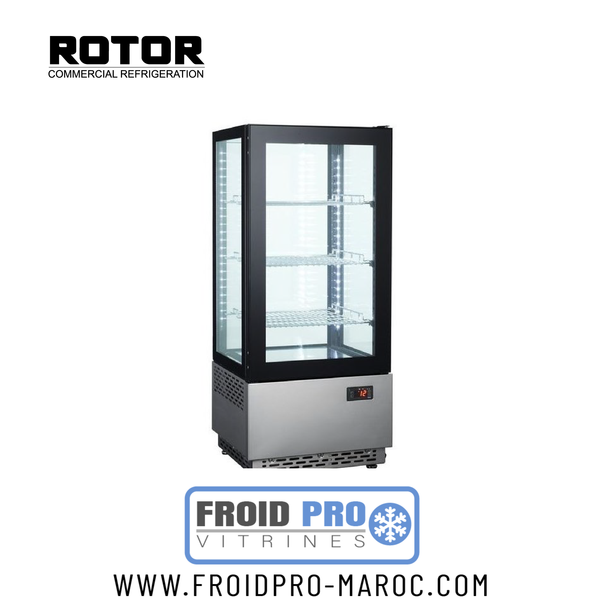 Vitrine 4 Faces Positive Fixe 78 L Dim 430X390X986 Rt-78L-7 Vitrine 4 Faces Positive Fixe 78 L Dim 430X390X986 Rt-78L-7