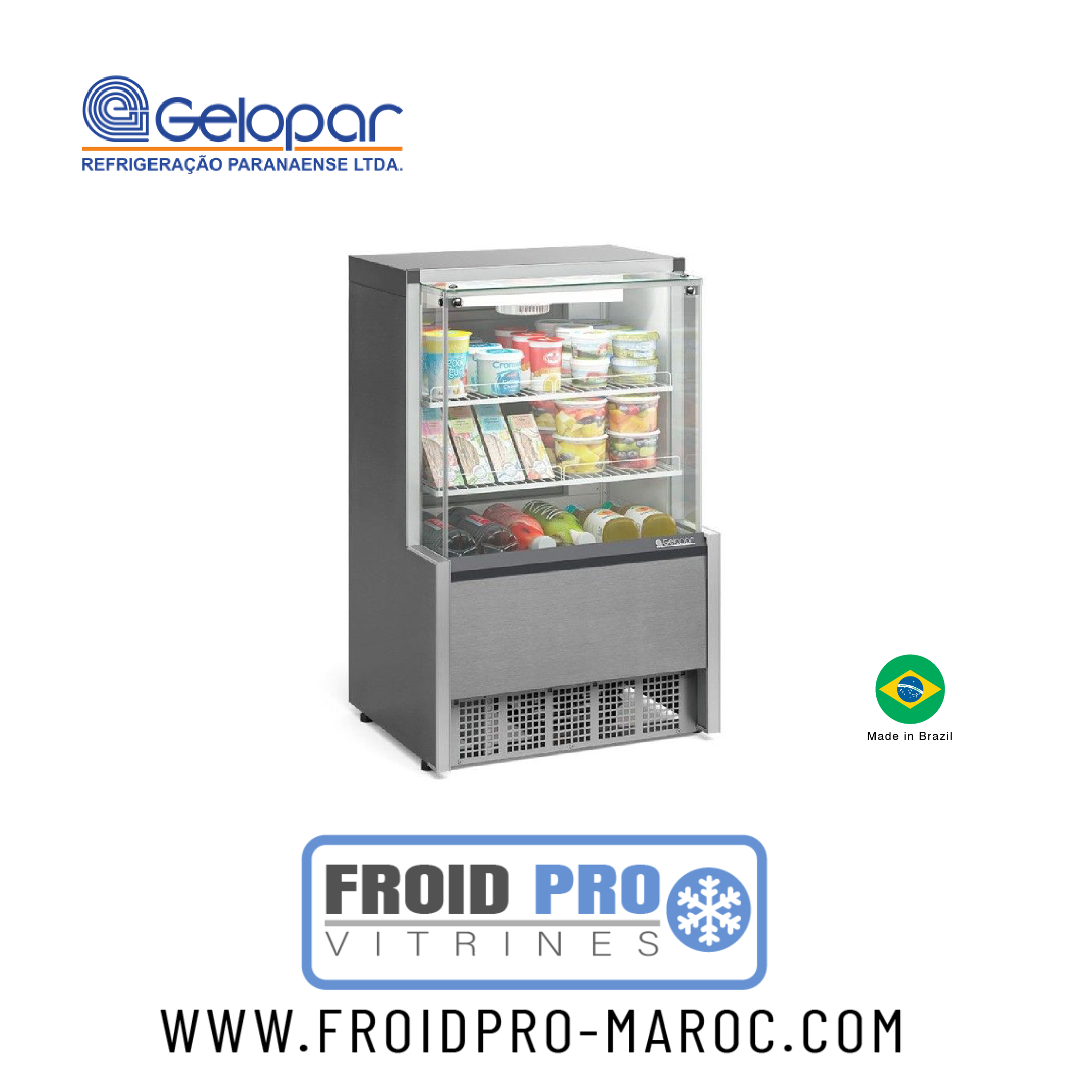 Vitrine Laiterie Patisserie Ventille 0M75 Eclairage Led Gris Inox Gpfa-075R Ti Vitrine Laiterie Patisserie Ventille 0M75 Eclairage Led Gris Inox Gpfa-075R Ti