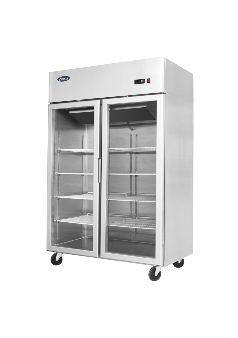 armoire 2 portes vitrée positive 900 l inox ycf9402 model atosa armoire 2 portes vitrée positive 900 l inox ycf9402 model atosa